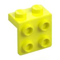 Bracket 1 x 2 - 2 x 2 / Vibrant Yellow