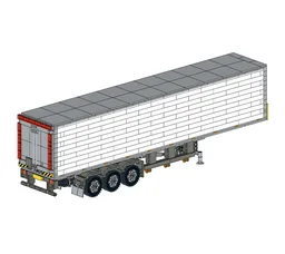 Standard Trailer with Automatic Legs and Decoupler