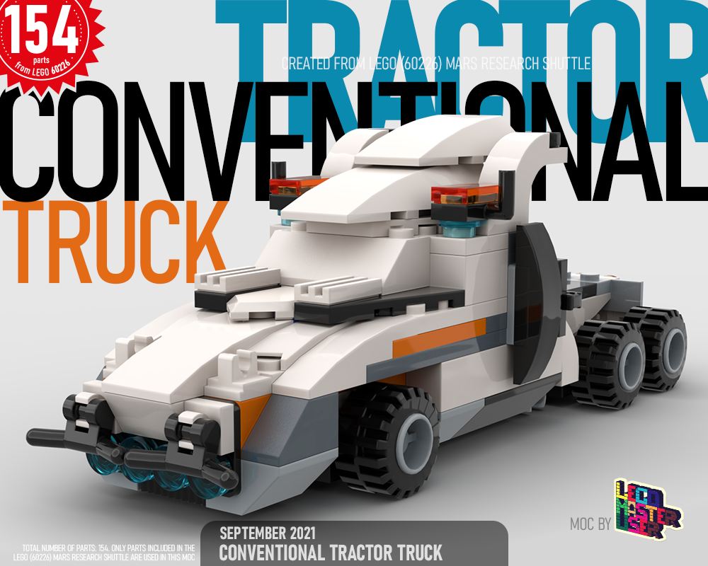 Lego Conventional Tractor Truck