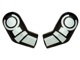 Arm, (Matching Left and Right) Pair with White Minifigure Skeleton Pattern