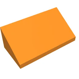 Brick Sloped 30° 1 x 2 x 2/3 / Orange
