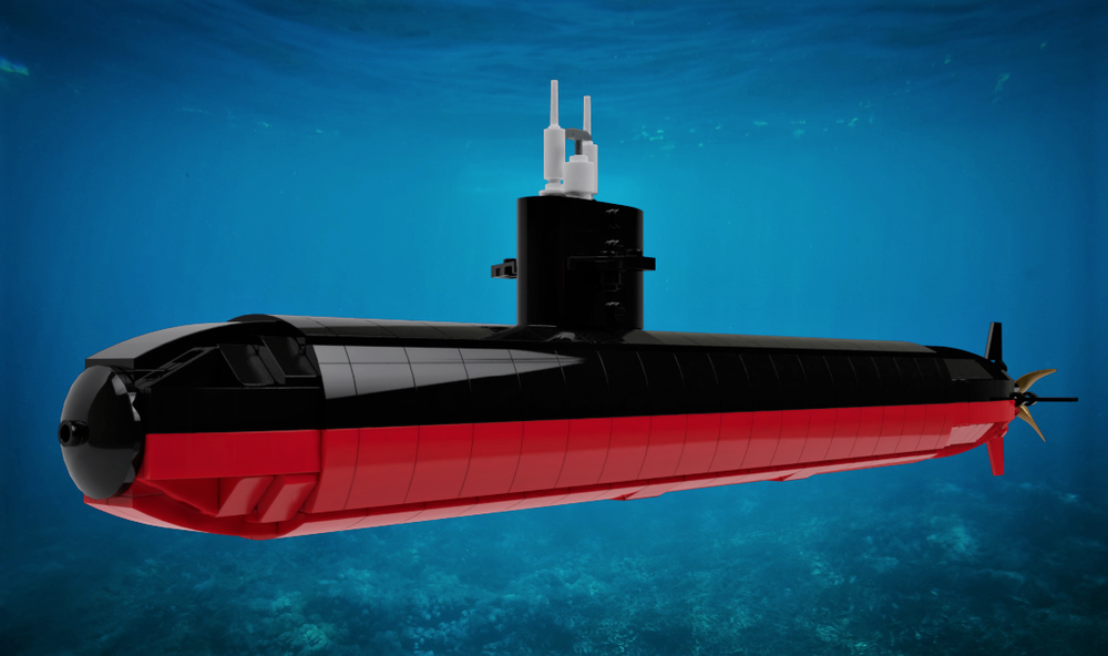 Lego Los Angeles-Class Nuclear Submarine