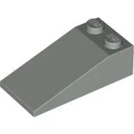 Brick Sloped 18° 4 x 2 / Light Gray