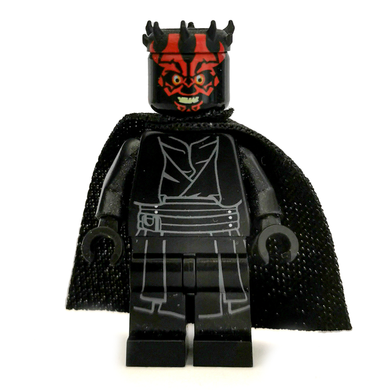 Lego Darth Maul, Horns, Printed Legs, Cape