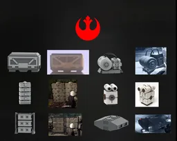 Rebel Alliance - Crates, Containers & Structures