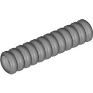 Lego Hose, Ribbed 7mm D. 4L / 3.2cm / Flat Silver