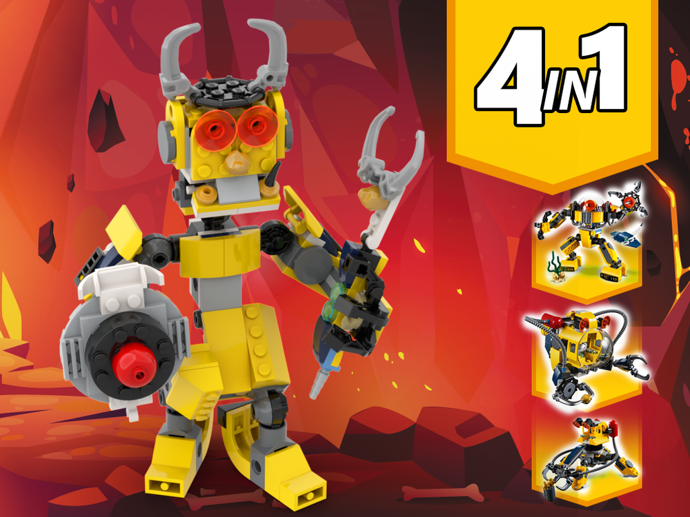 Lego 31090 Devilish elf Alternative Build