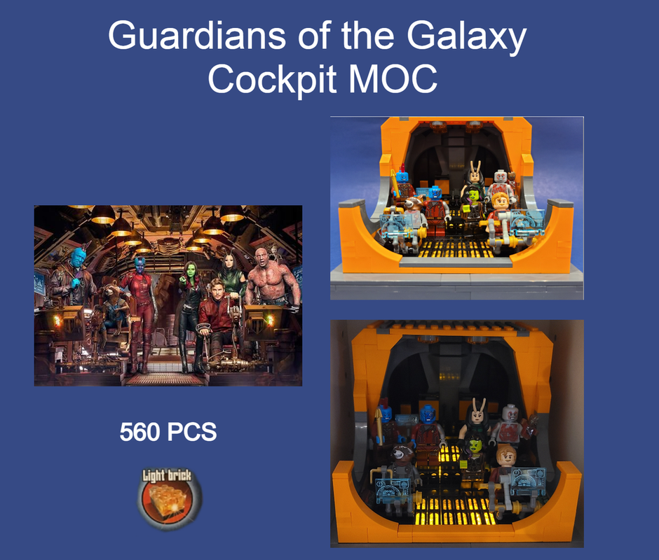 Lego Guardians of the Galaxy - Cockpit MOC