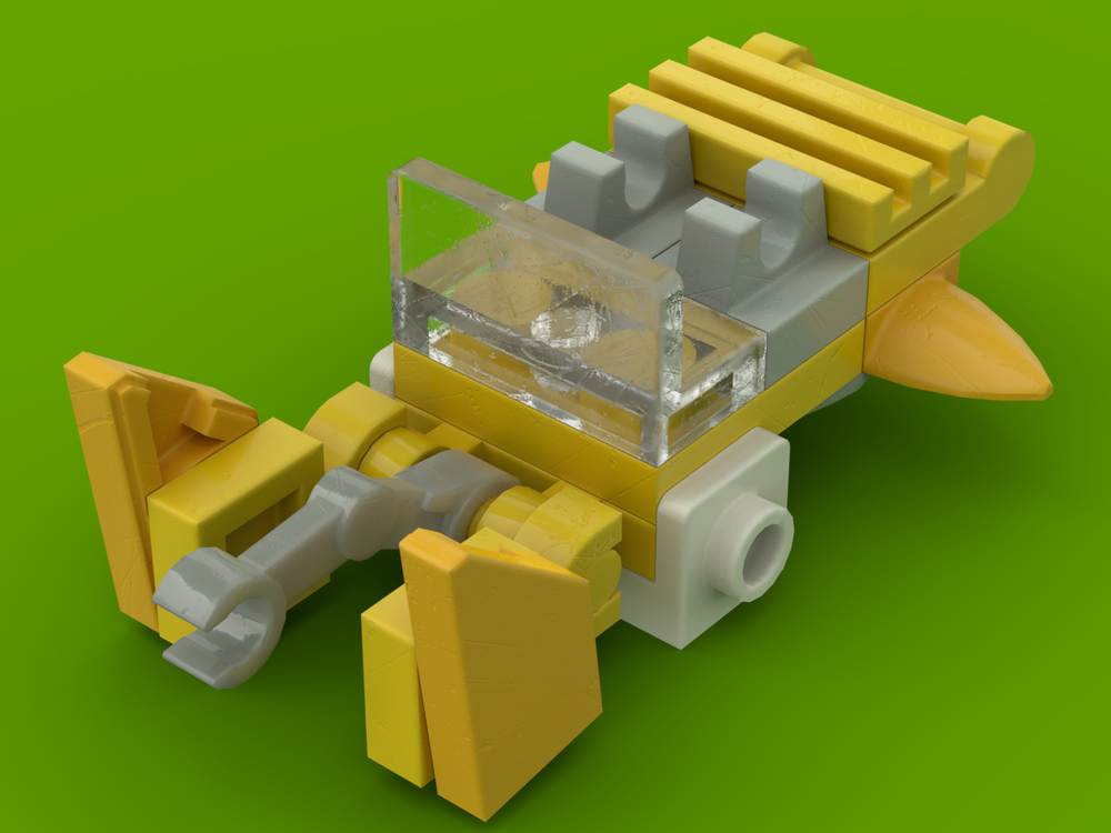 Lego MF-813 Flying Mule from Serenity Firefly micro scale