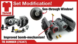 TIE Bomber Modifications (cockpit and bomb bay)