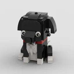 Dog black/white