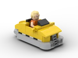 Tiny Korben Dallas' Taxicab - The Fifth Element Vehicle