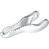 Lego Animal Body Part, Dinosaur, Baryonyx Lower Jaw [Plain] / White