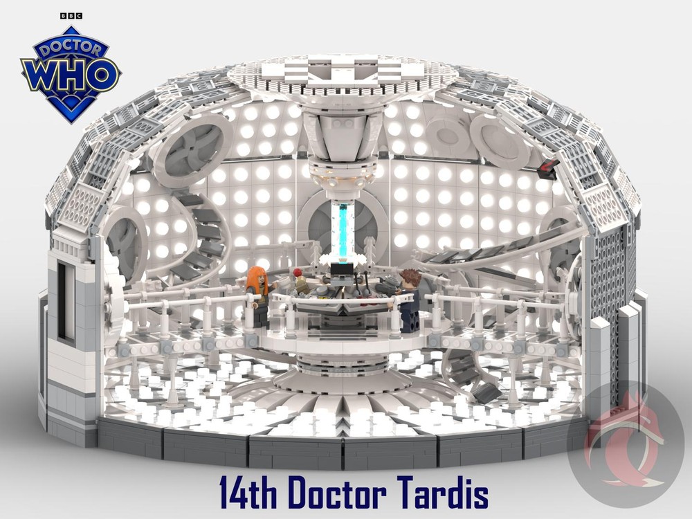 Lego Doctor Who 14th doctor Tardis - 60th Anniversary