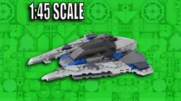 Minifig-Scale Fang Fighter (75316 Alternate Build)