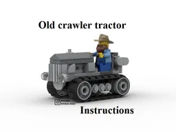 Old crawler tractor