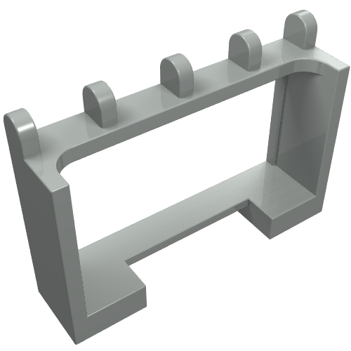 Lego Hinge Vehicle Roof Holder 1 x 4 x 2 / Light Gray