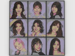 Twice Portrait Mosaics