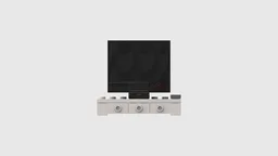Big TV Screen w Sideboard
