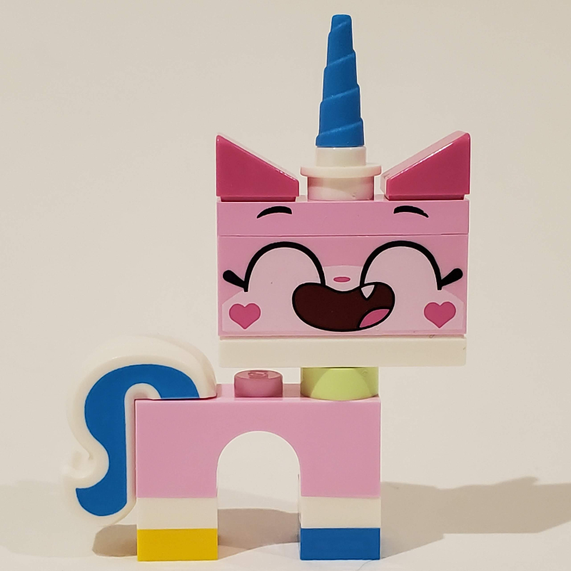 Lego Unikitty, Dark Azure Foot, Closed Eyes