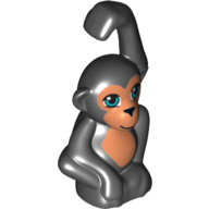 Lego Animal, Monkey / Ape / Orangutan with Medium Nougat Face and Stomach Print