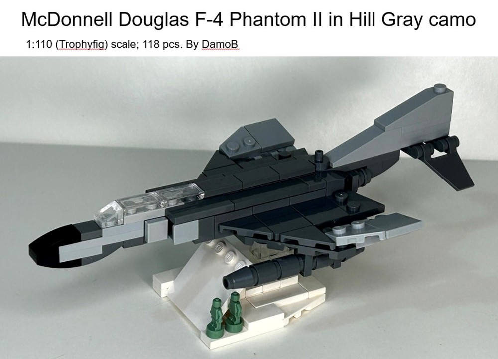 Lego USAF McDonnell Douglas F-4 Phantom II Hill Gray