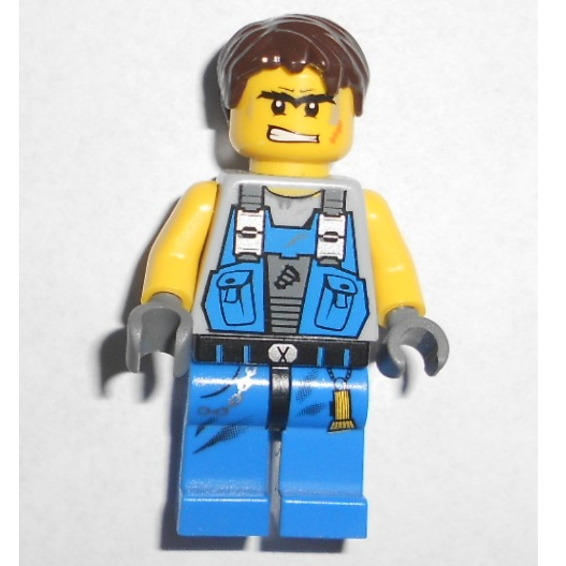 Lego Power Miner, Orange Scar, Hair