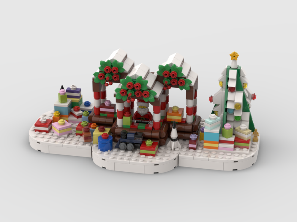 Lego Christmas - Santa Claus stand