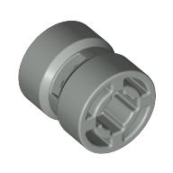 Lego Wheel 8 x 9 with Hole Notched for Wheels Holder Pin / Light Gray