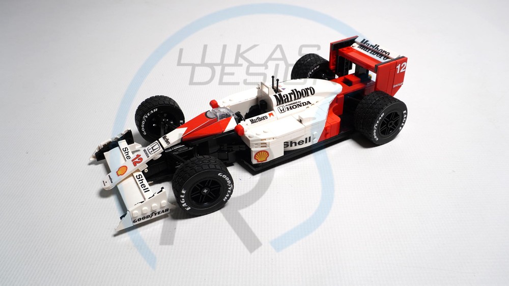 Lego 10330 McLaren MP4/4 & Ayrton MODS (incl. wider rear tires)