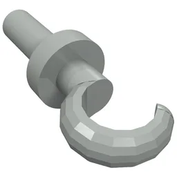 Hand Pirate Hook / Pearl Titanium