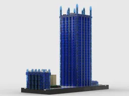 PPG Place at 1/650th Scale