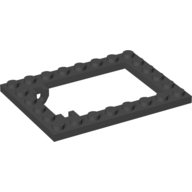 Lego Plate Special 6 x 8 Trap Door Frame Horizontal