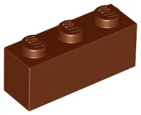 Brick 1 x 3 / Reddish Brown