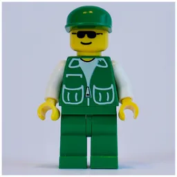 Man, Green Jacket, Green Legs, Green Cap, Sunglasses