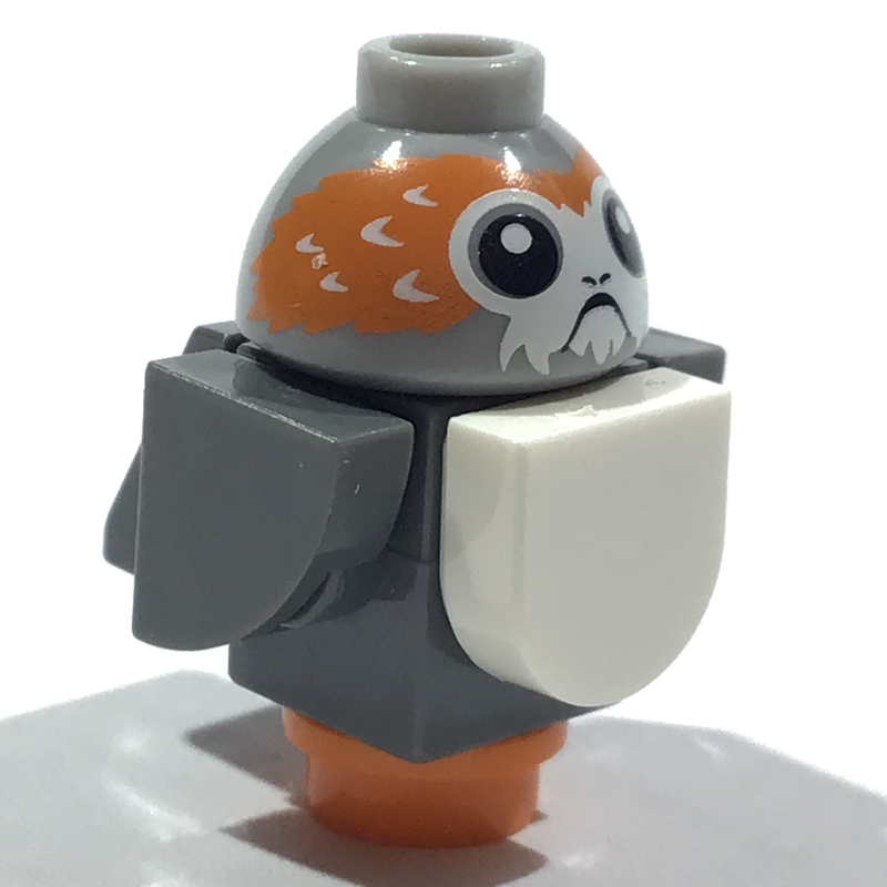 Lego Porg - Dark Bluish Grey Tail