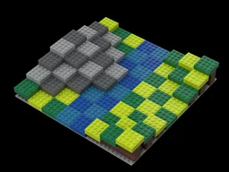 2x4 3D chess/checkers-board