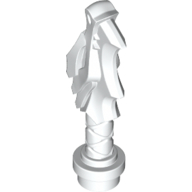 Lego Weapon Sword Hilt with Dragon Head / White