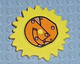 Duplo Sun with Metal Plates Print (Little Robots)