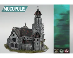 LEGO MOC Medieval Cathedral