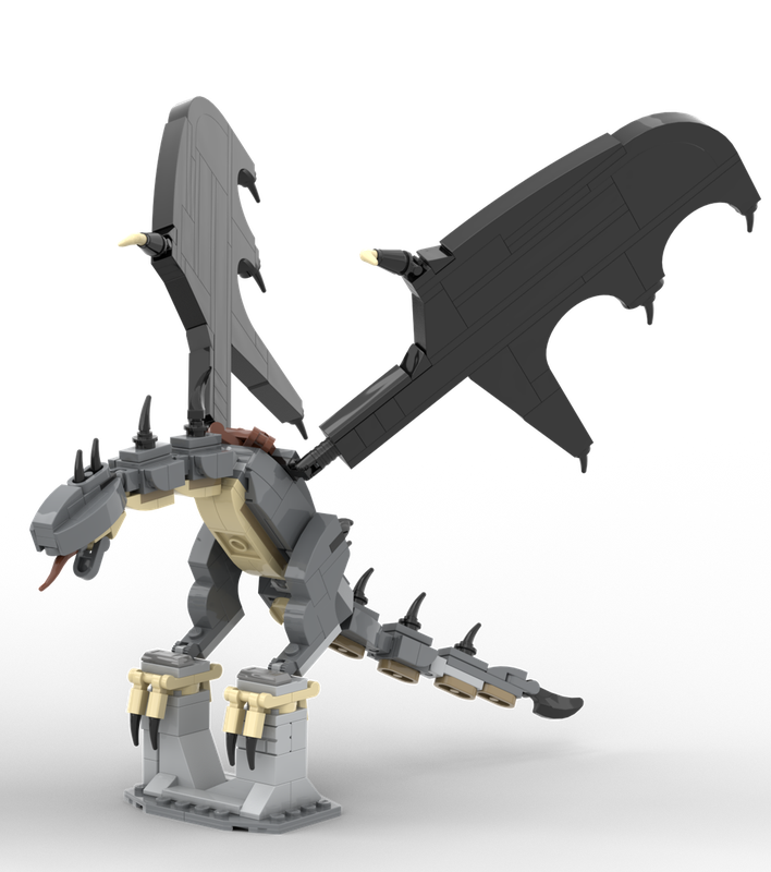 Lego GWP Fell beast - Brick built wings
