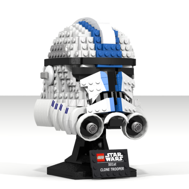 Lego 501st Clone Phase 2 helmet bust