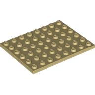 Lego Plate 6 x 8 / Tan
