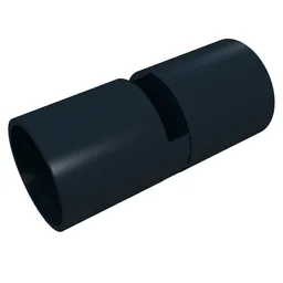 Technic Pin Connector Round [Slotted] / Black