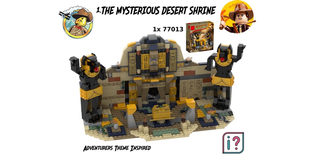Lego Adventurers, 1.The Mysterious Desert Shrine Alternative for 77013