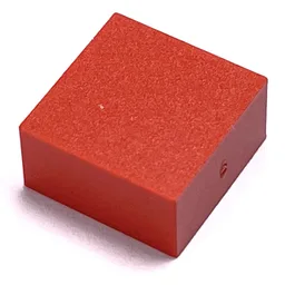 Modulex Tile 2 x 2 without Internal Supports / Modulex Red
