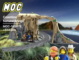Coastline Natural Bridge | Train Tracks | Falling Rocks | Cowboy | Wild West | Waterfall