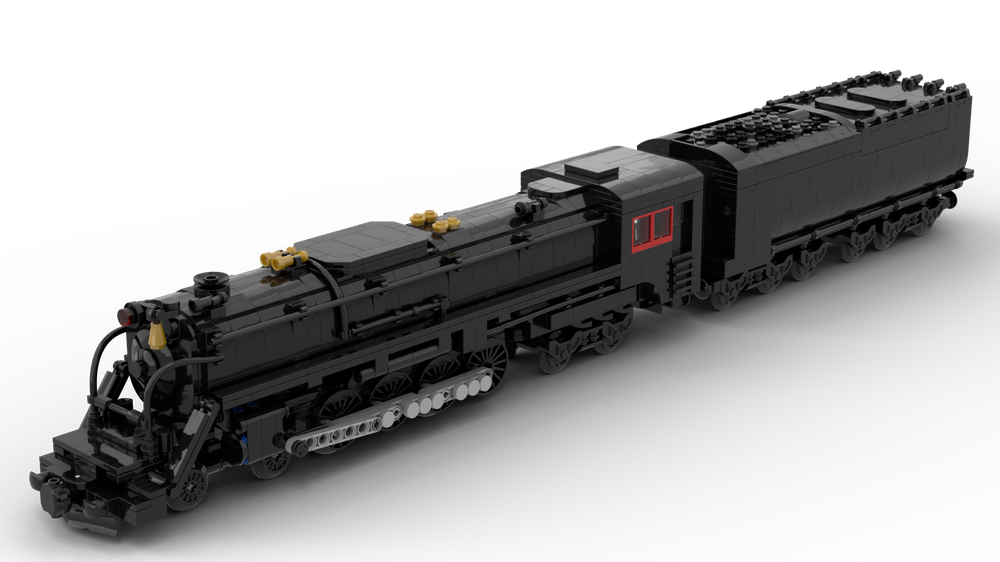 Lego Locomotive - RC - Milwaukee Road S3 Northern 4-8-4 - MOC