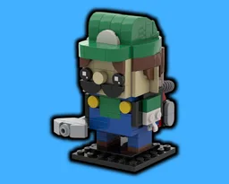 Nervous Ghost Hunter Brickheadz