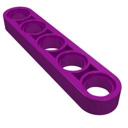 Technic Beam 1 x 5 Thin / Purple